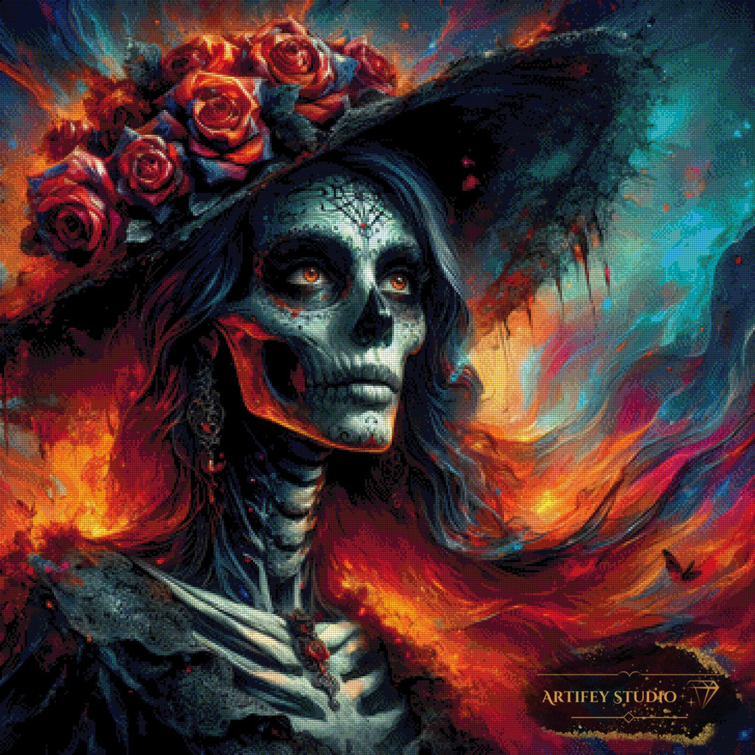 Im Feuer der Ewigkeit by Artifey 90x90 mit 250 Farben