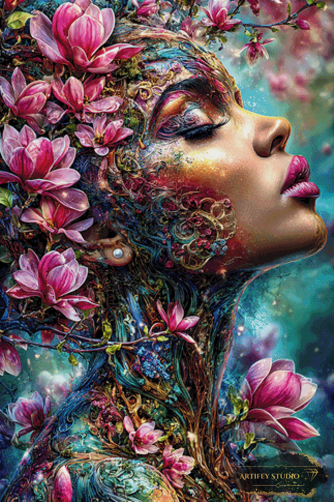 Ewiger Frühling by Artifey 80x120 con 390 colores