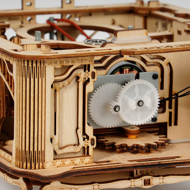 Klassisches Grammophon (Elektrischer Drehmodus & Handdrehmodus) 3D Puzzle