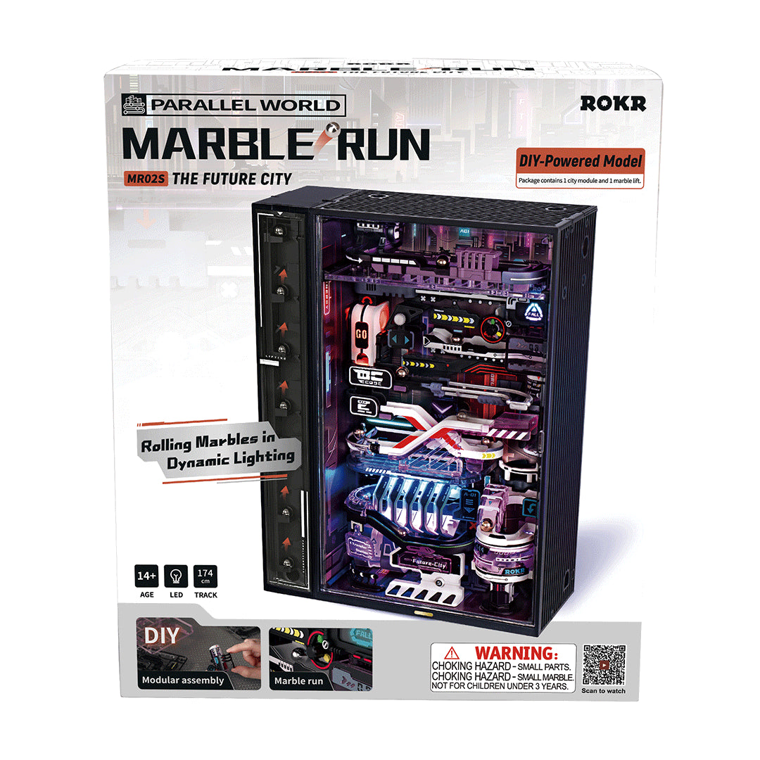 Die Stadt der Zukunft - Murmelbahn, Modelbau, 3D-Puzzles