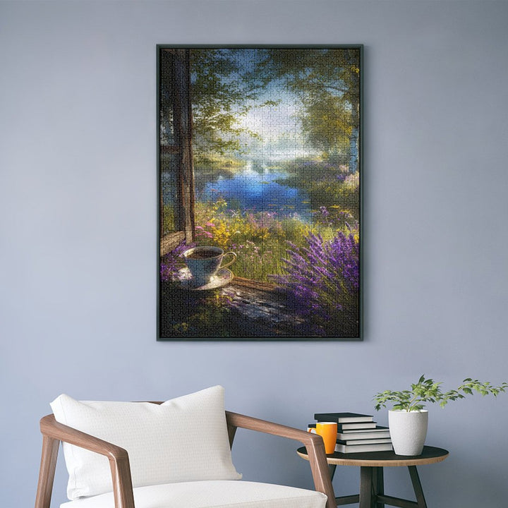 Kaffe am Fenster by Morrigan Jigsaw Puzzles - Artifey Studio