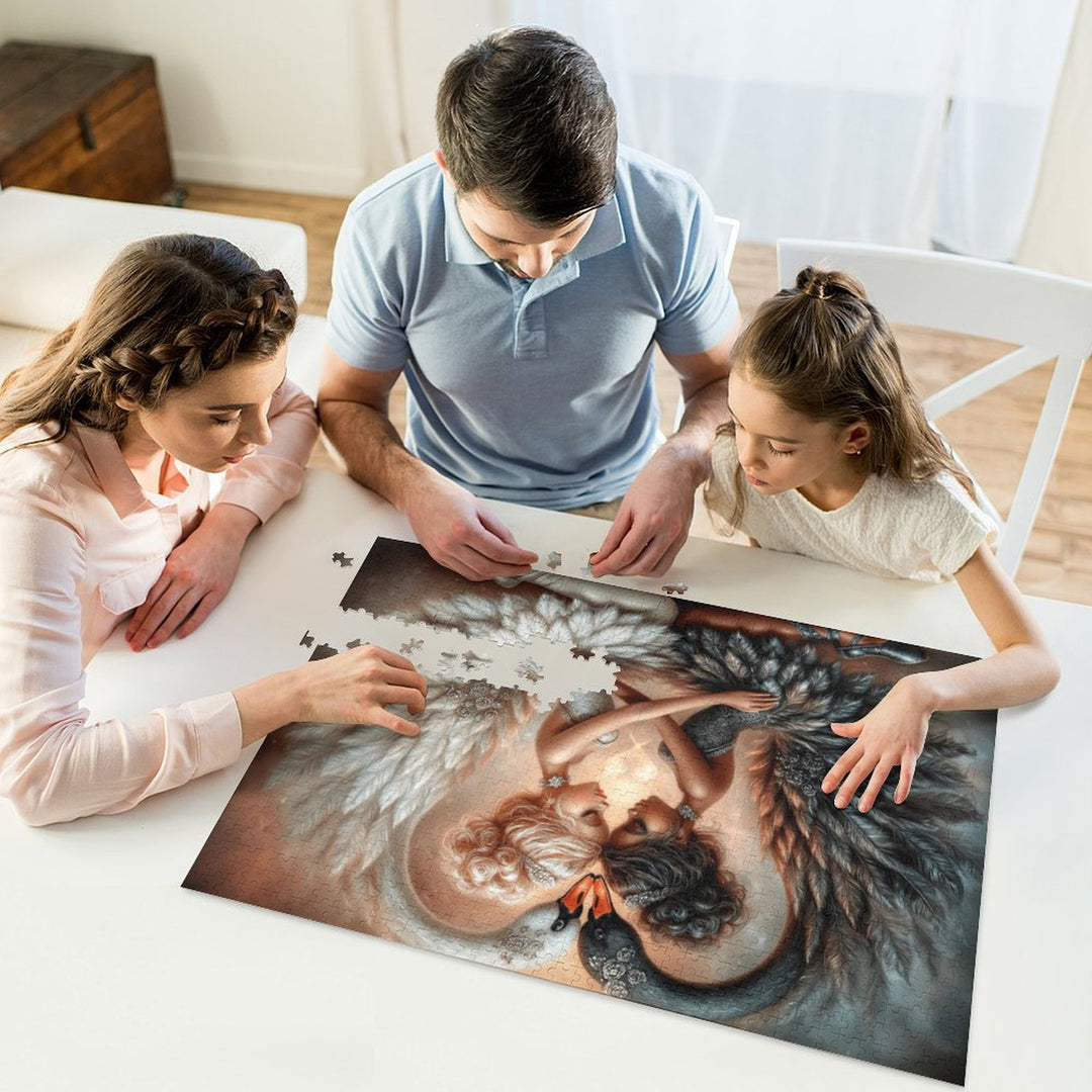 Zwei Seiten des Herzens by LaViie Jigsaw Puzzles - Artifey Studio
