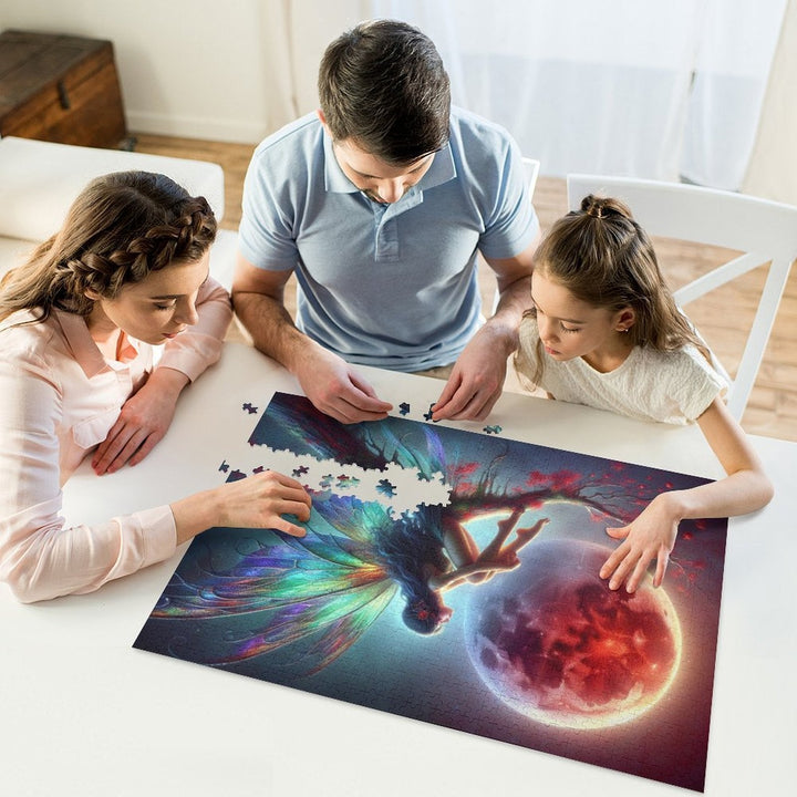 Das flüstern des Blutmonds by MAD Jigsaw Puzzles Artifey Studio