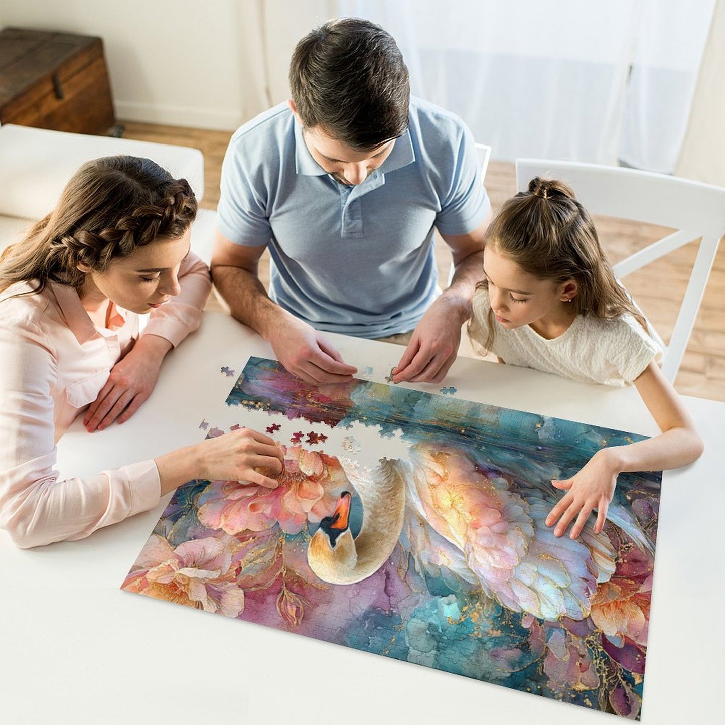 The Swan‘s Garden by Artifey Jigsaw Puzzles