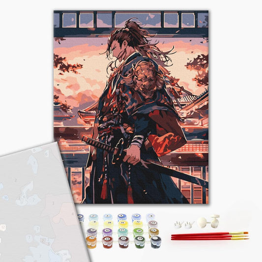 Premium Paint by Numbers “Samurai”
