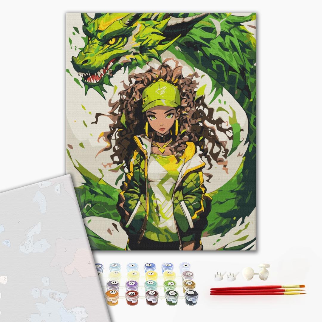 Premium Paint by Numbers “Dragon Amulet”