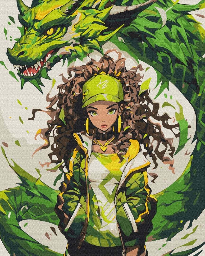 Premium Paint by Numbers “Dragon Amulet”