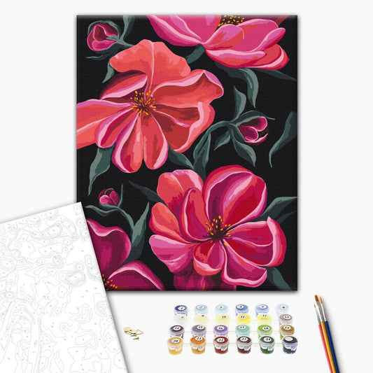 Malen nach Zahlen „Farben der Natur © LUNATART“