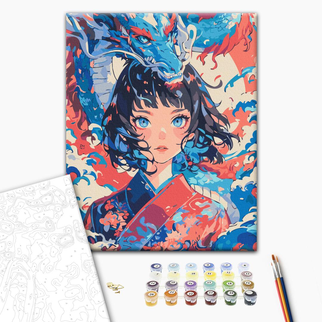 Paint by Numbers "The Girl Who Became a Dragon"