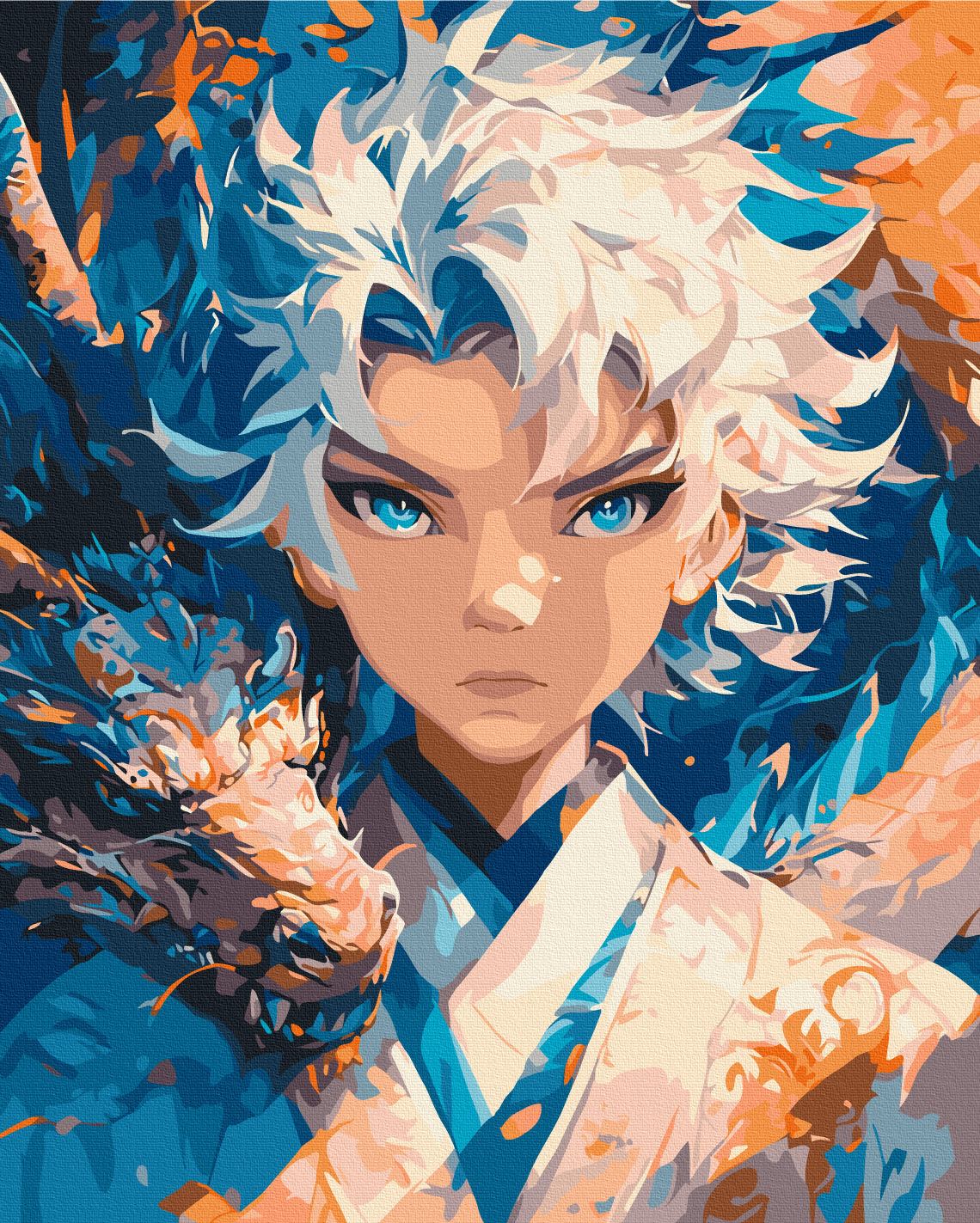 Paint by numbers “Guardian of the Dragons”