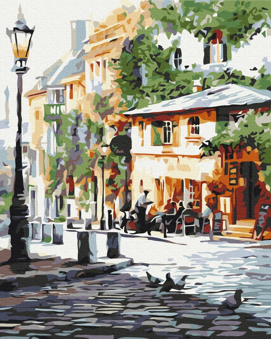 Premium Paint by Numbers “Summer Café”