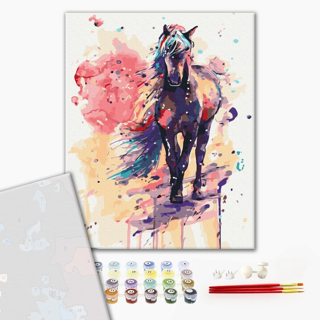 Premium Paint by Numbers “A Fantastic Horse”
