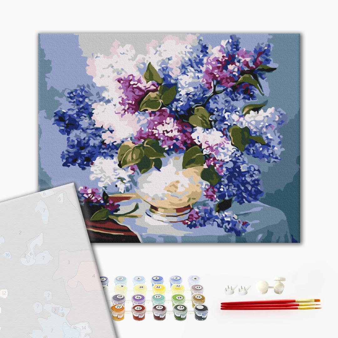 Premium Paint by Numbers “Lilac Colors”