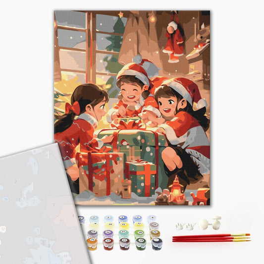 Premium Paint by Numbers “The Joy of Children”