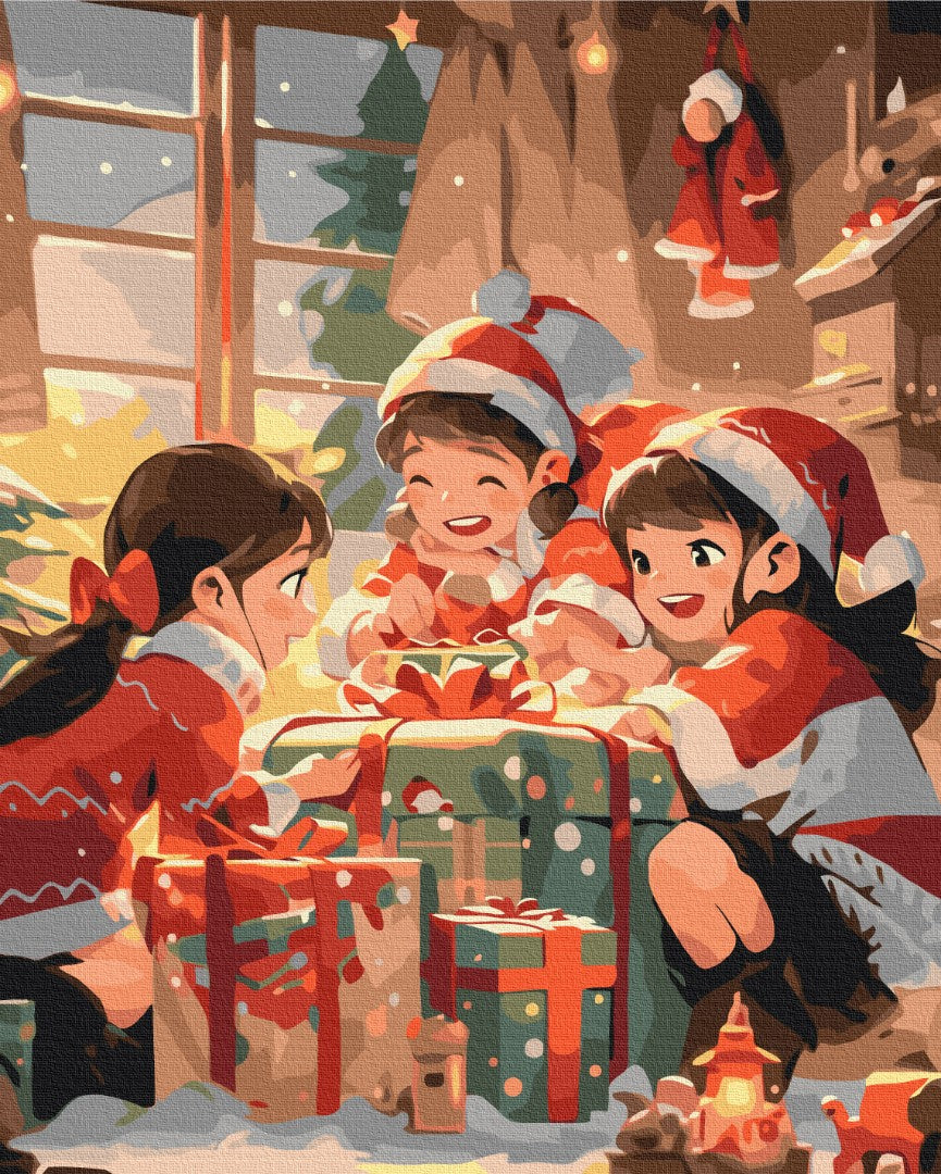 Premium Paint by Numbers “The Joy of Children”