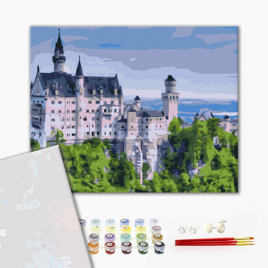 Premium Paint by Numbers “Summer Palace”