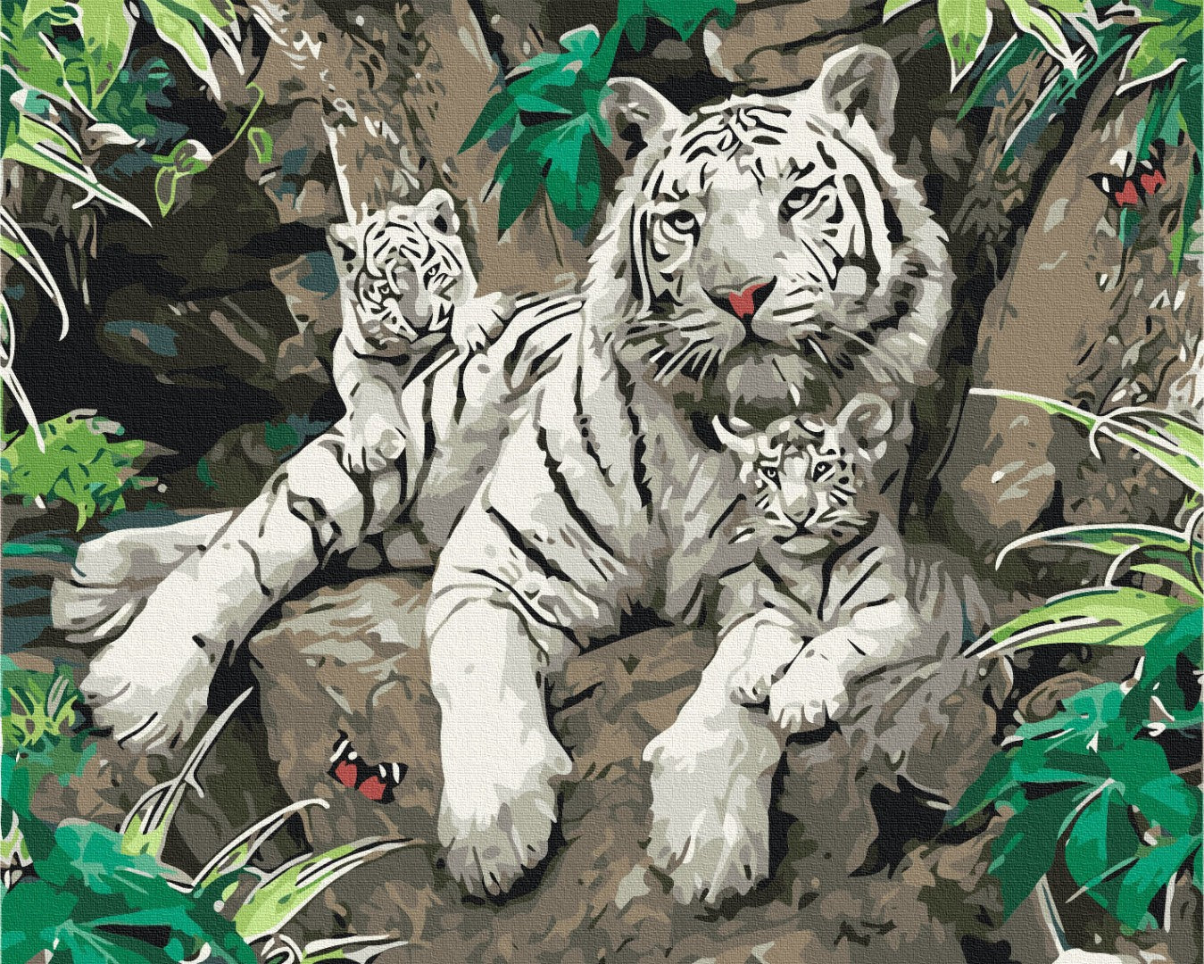 Premium Paint by Numbers “Family of Gentlemen”