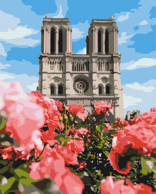 Premium Paint by Numbers “Notre Dame Cathedral”