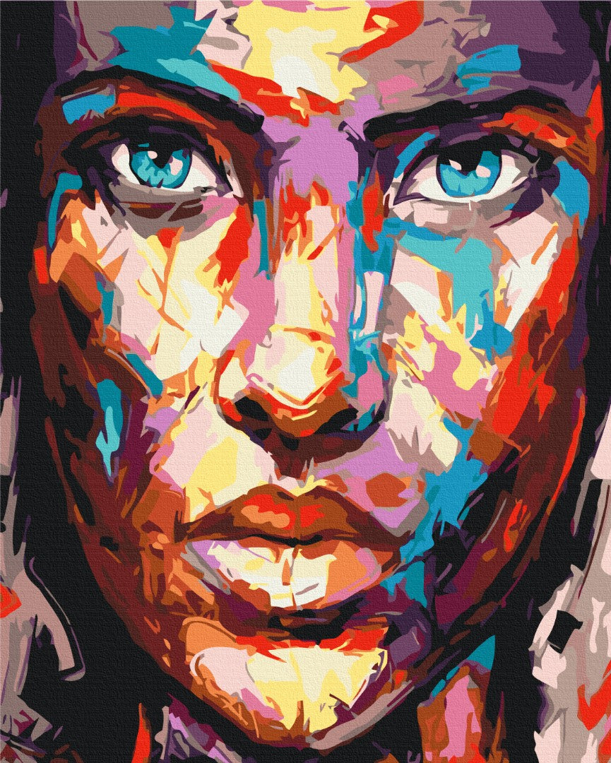Premium Paint by Numbers “Portrait in Colors”
