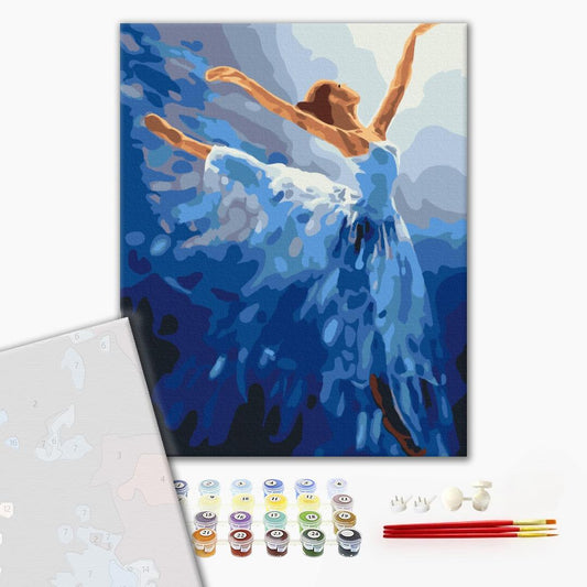 Premium Paint by Numbers “Air Ballerina”