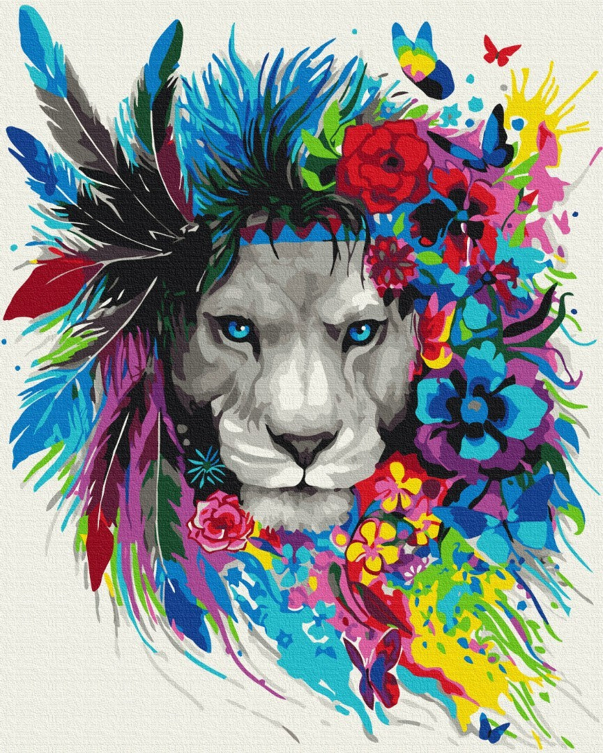 Premium Malen nach Zahlen „Scharfes Auge“