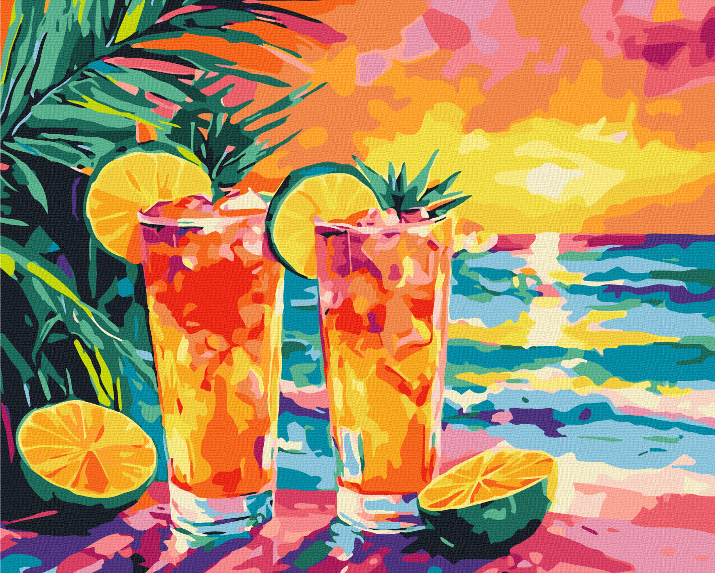 Malen nach Zahlen „Geschmack der Entspannung“