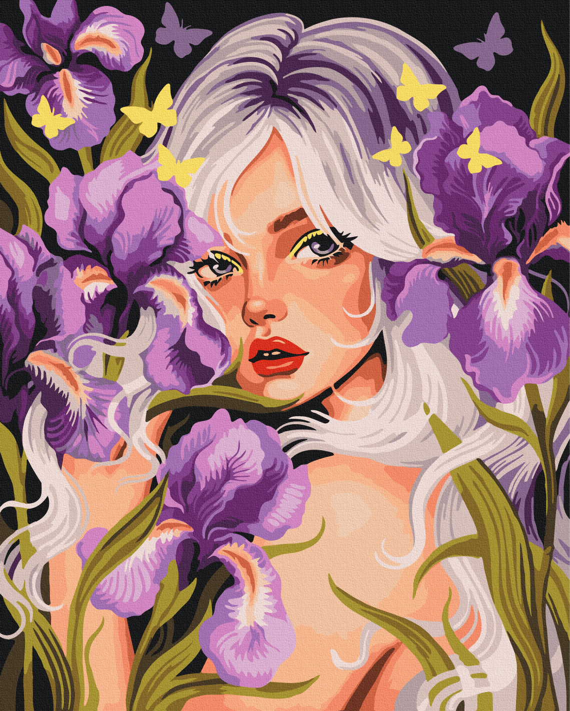 Paint by Numbers “Flower Molfar © Karina Zimina” 