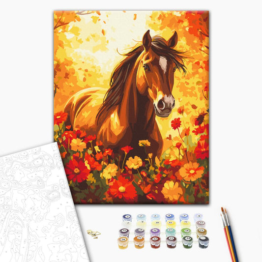 Paint by numbers “Freedom of Flowers”