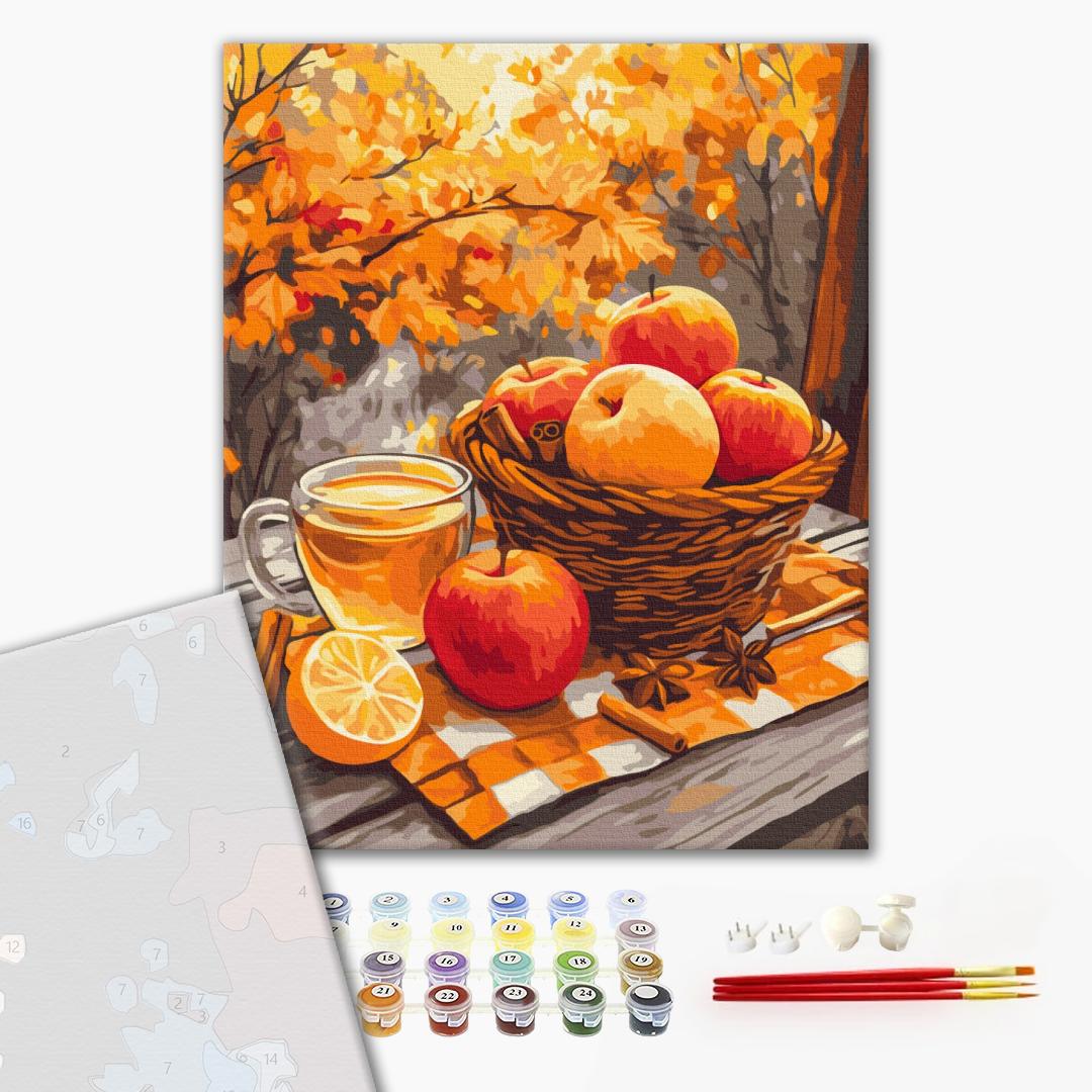 Premium Paint by Numbers “Cinnamon Apples”