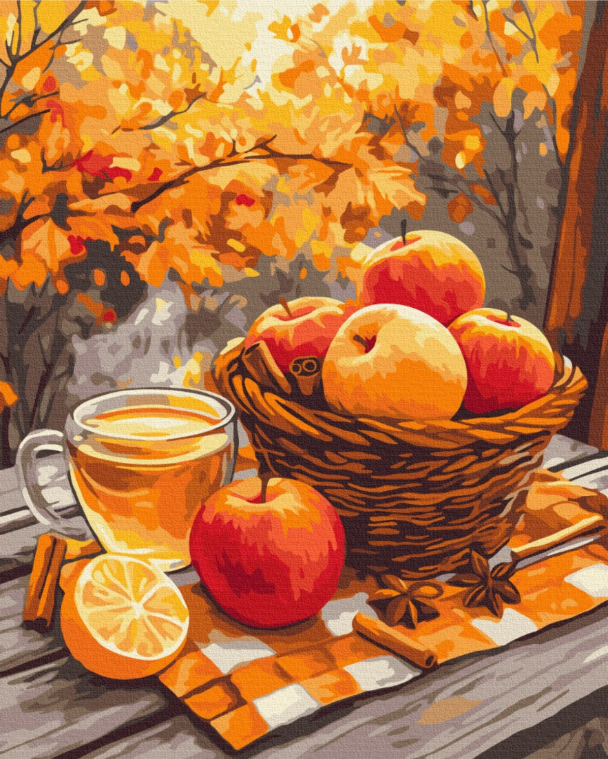 Premium Paint by Numbers “Cinnamon Apples”