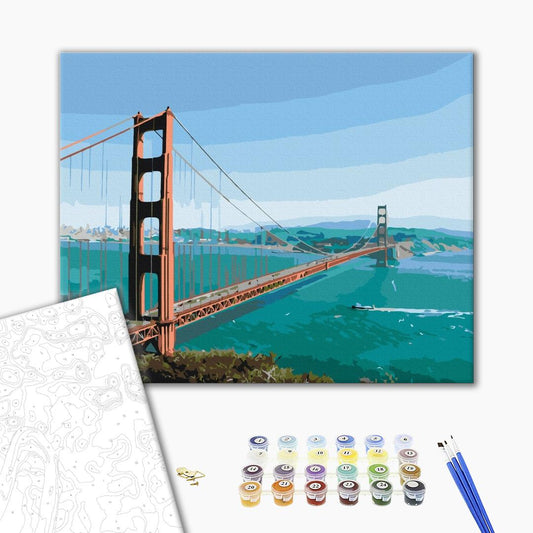 Premium Paint by Numbers “Over the Bridge to the Dream”