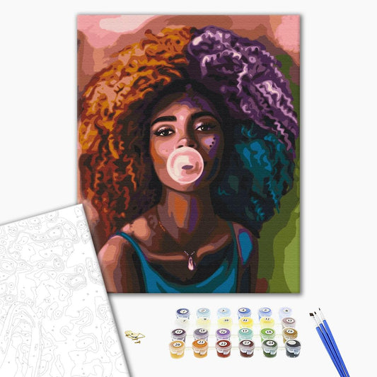 Premium Paint by Numbers “In the style of a hooba-booba”