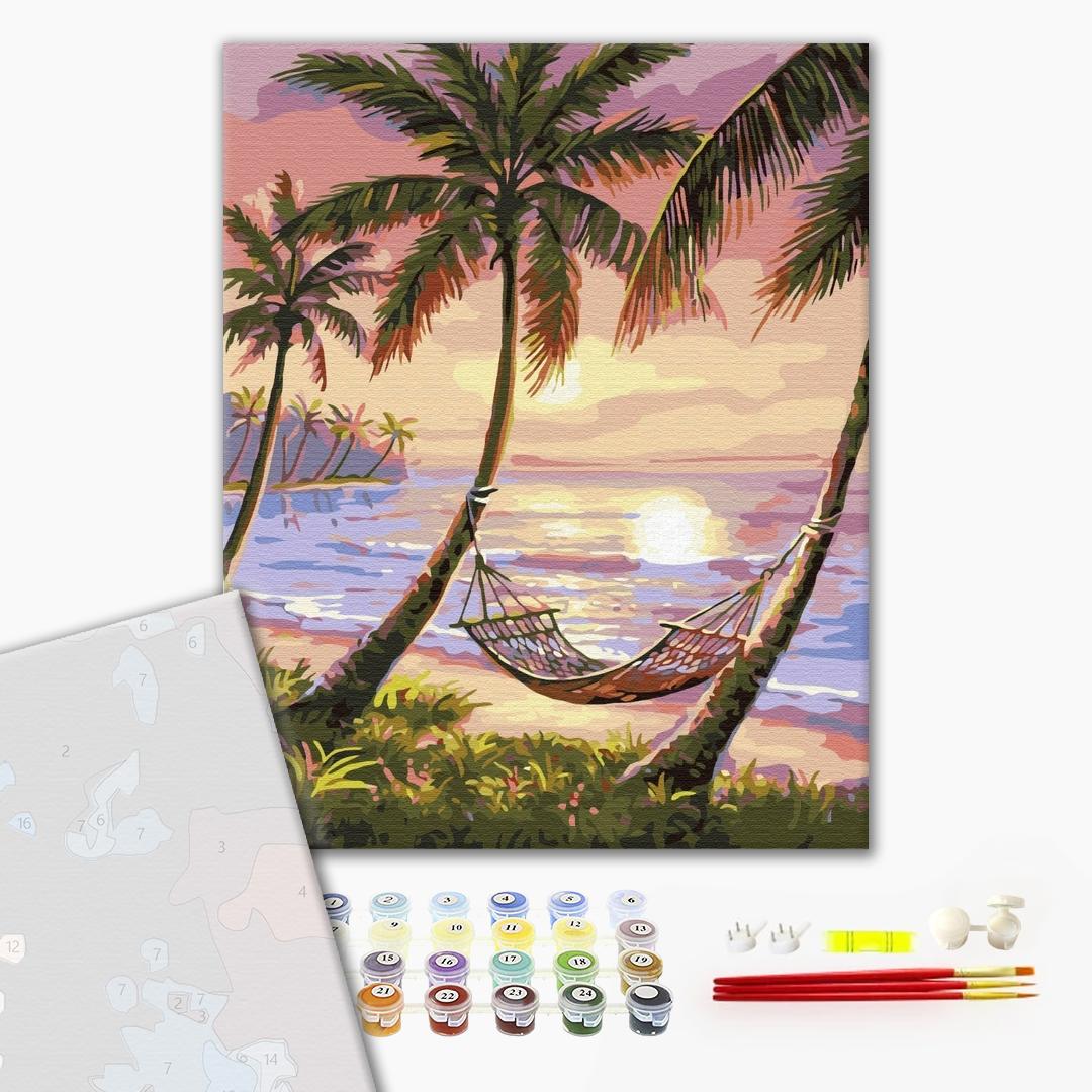 Premium Paint by Numbers “Paradise Corner”