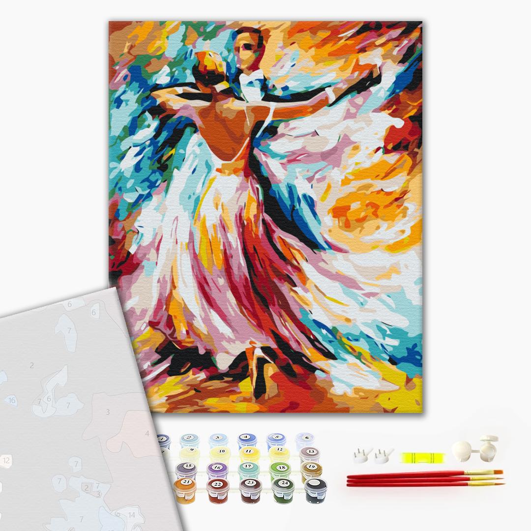 Premium paint by numbers “Waltz colors”