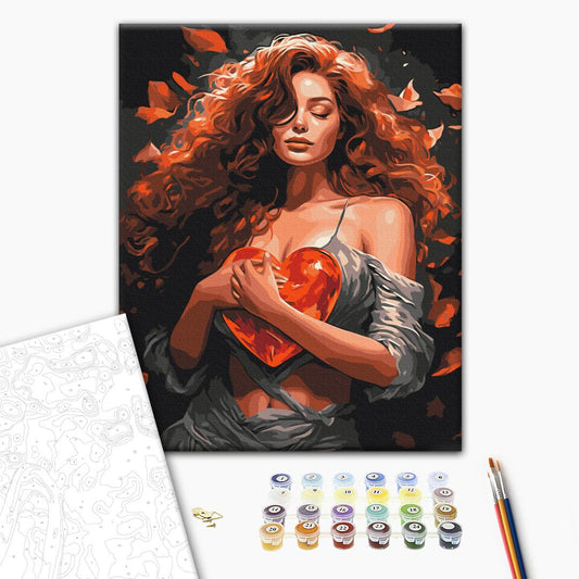 Malen nach Zahlen „Wächter der Liebe“